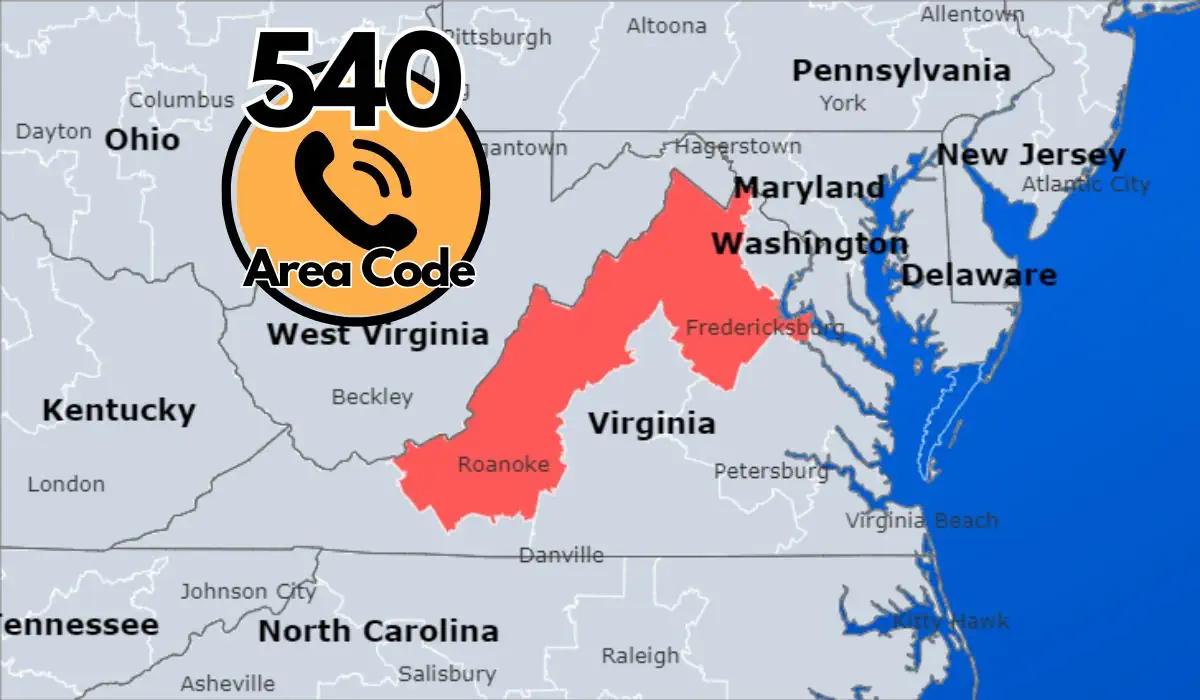 540 area code