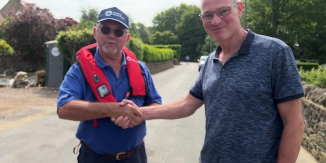 Bingley Cyclist Owes "Huge Debt" to Strangers Who Saved His Life