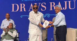 Former Vice-President Venkaiah Naidu unveils Padma awardee AVS Raju’s biography
