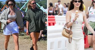 Glastonbury's best-dressed celebrities are all wearing this one style of wellies.