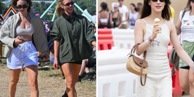 Glastonbury's best-dressed celebrities are all wearing this one style of wellies.