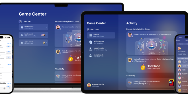 Introducing the Apple Games app A personalized hub for games and playing with friends.