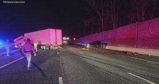 VSP Life-threatening injuries in Newport News multi-vehicle I-64 crash