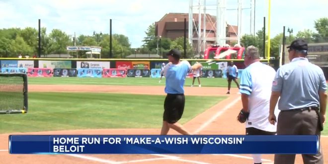 Batter up! Wisconsin celebrities compete in charity softball game