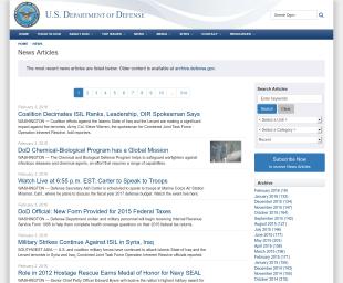 News Archive - U.S. Department of Defense