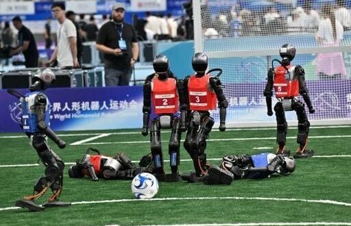 Robots Compete at World Humanoid Games in China