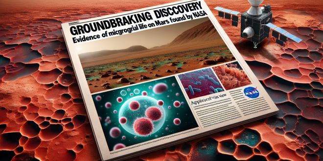 NASA Announces "Groundbreaking Discovery" of Life on Mars